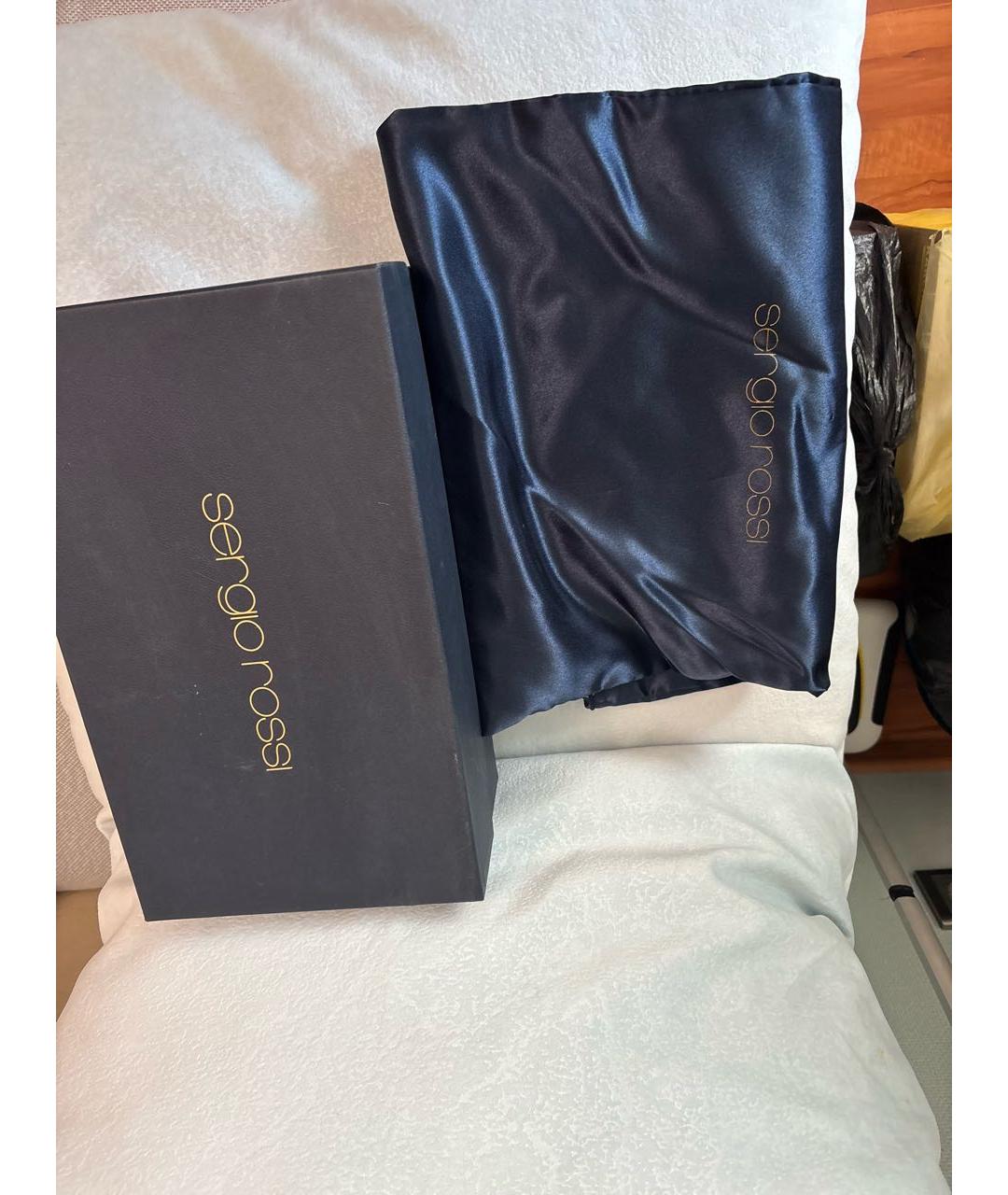 SERGIO ROSSI Красные туфли из лакированной кожи, фото 5