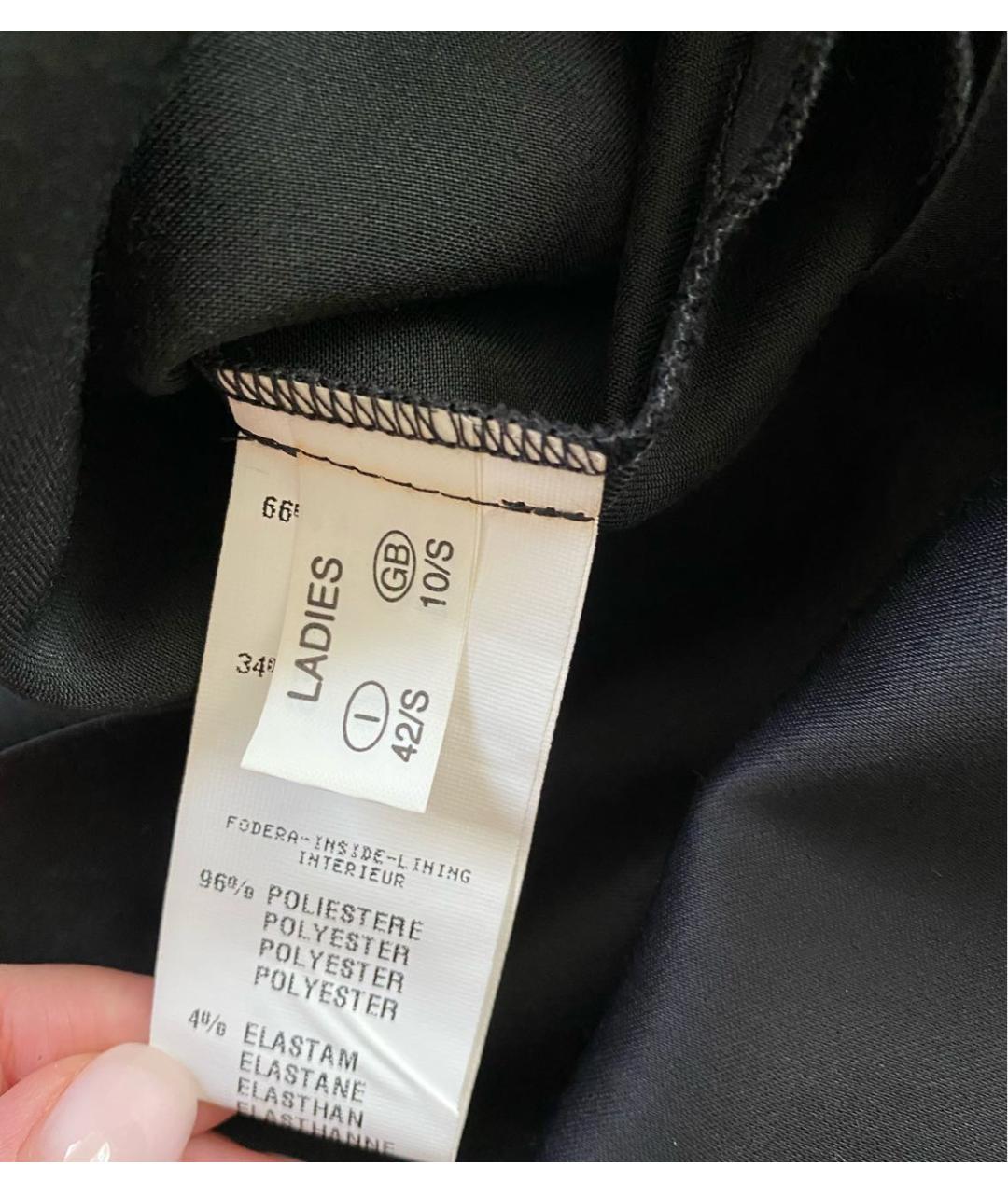 FABIANA FILIPPI Черное ацетатное повседневное платье, фото 8