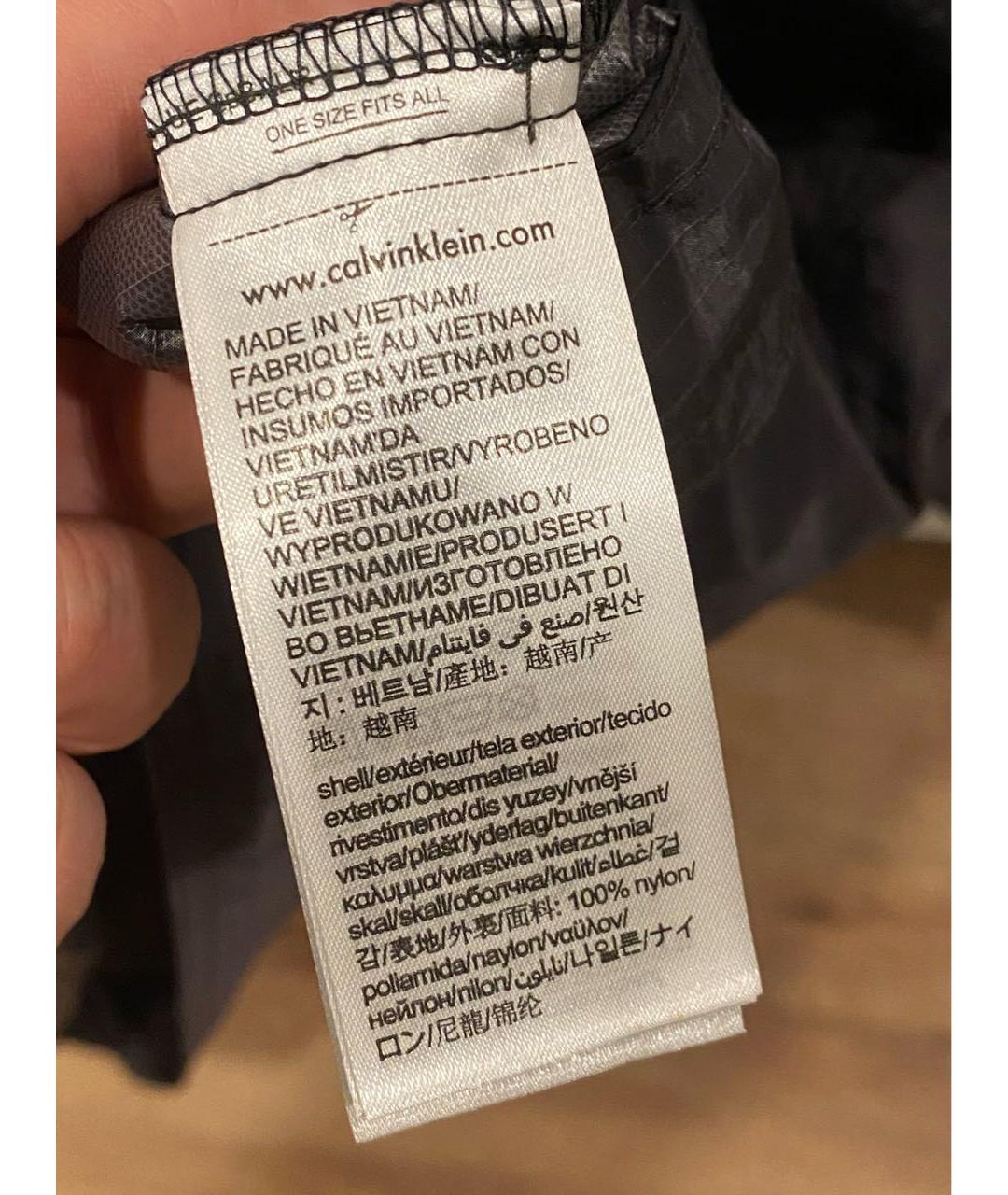 CALVIN KLEIN Черная полиамидовая куртка, фото 8