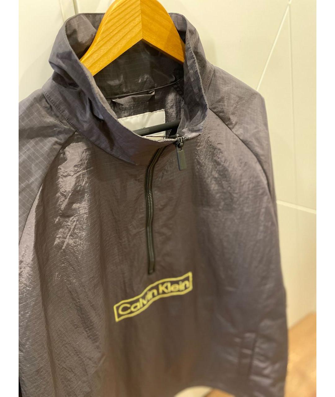 CALVIN KLEIN Черная полиамидовая куртка, фото 3