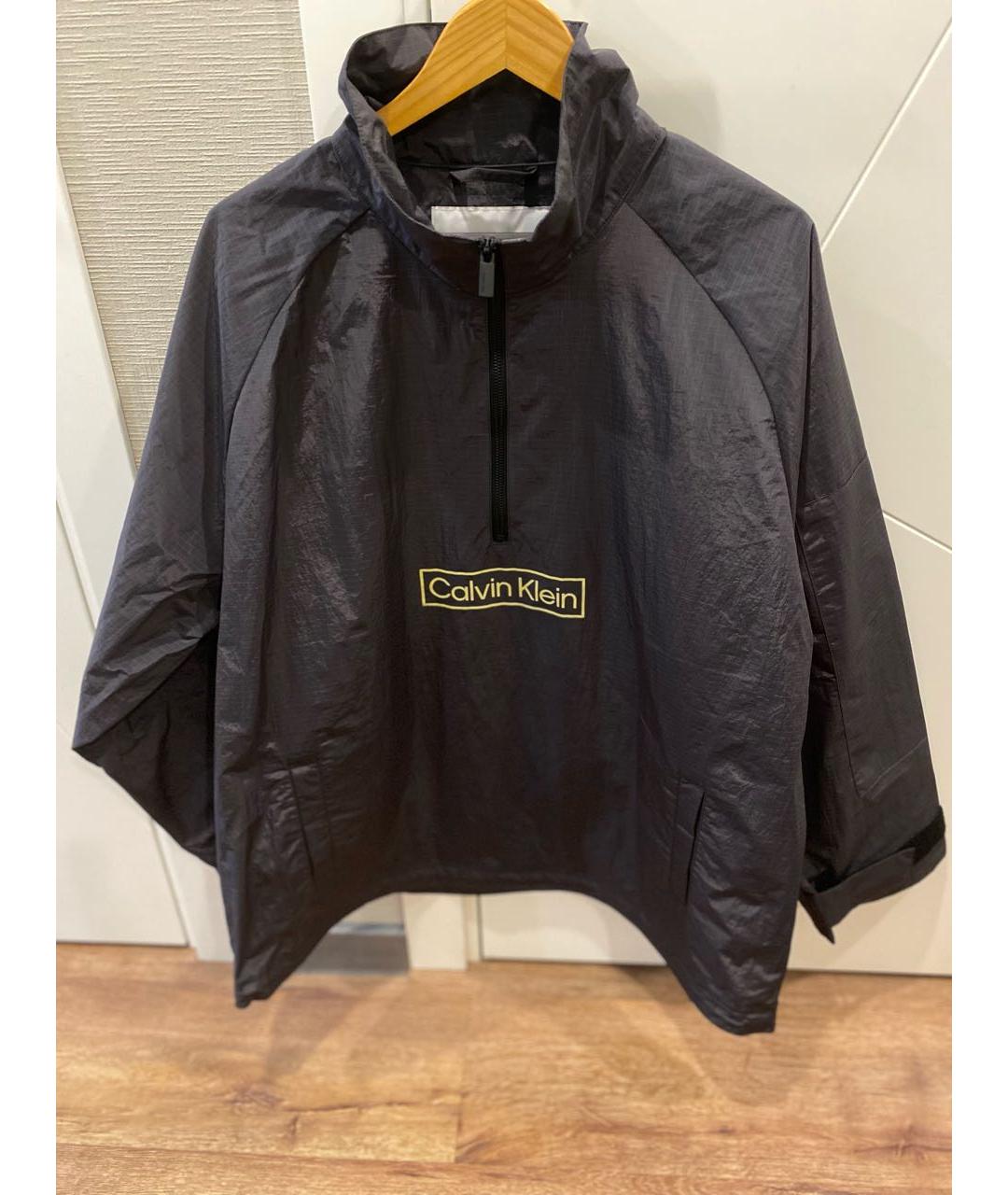 CALVIN KLEIN Черная полиамидовая куртка, фото 9
