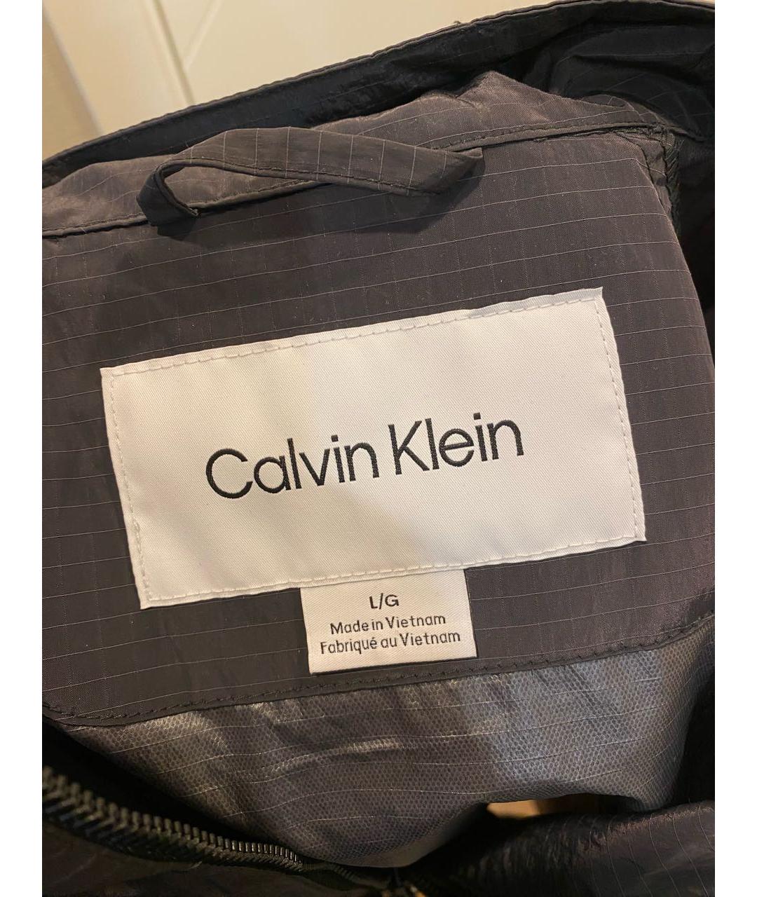 CALVIN KLEIN Черная полиамидовая куртка, фото 7