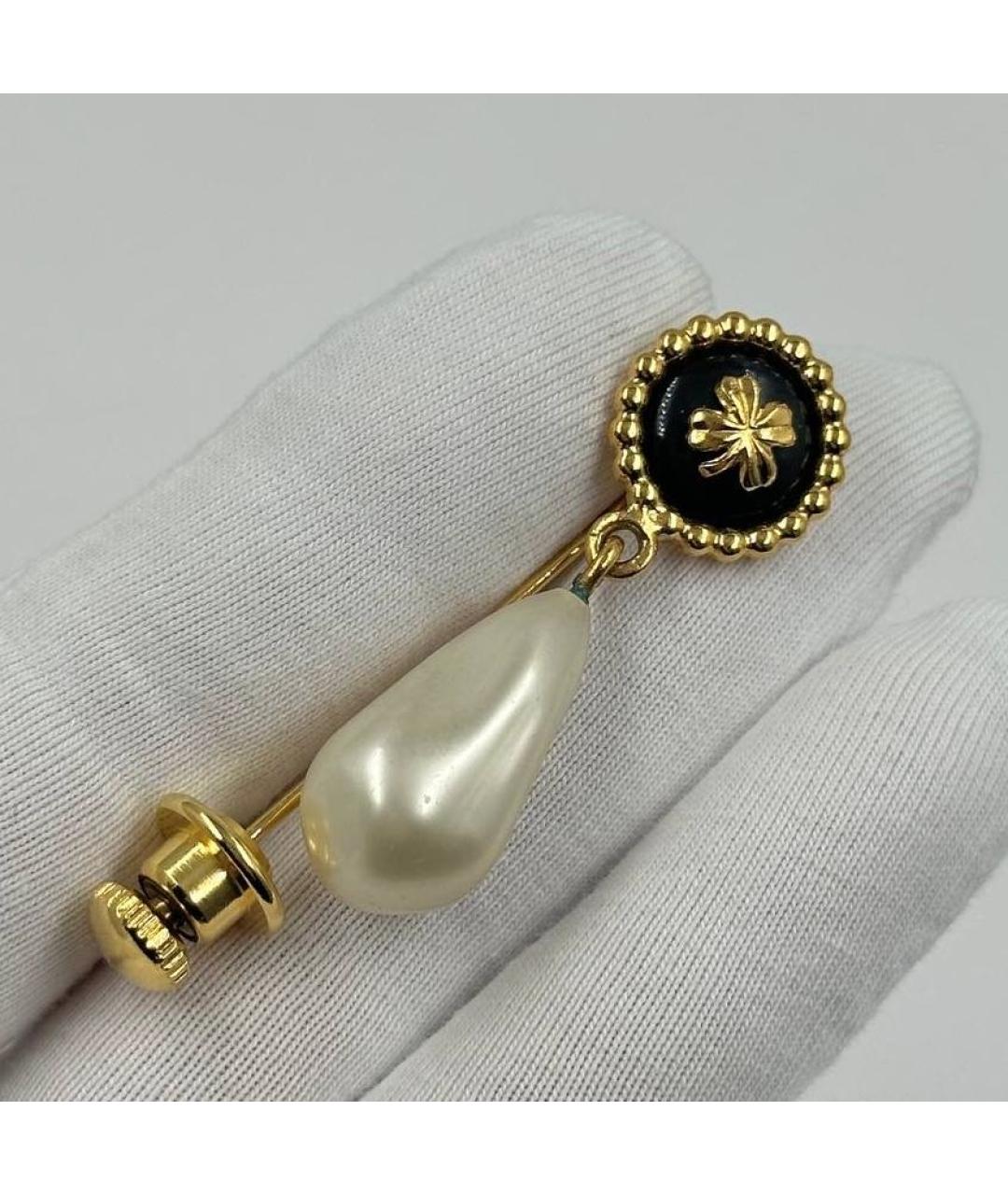 CHANEL Мульти позолоченная булавка / брошь, фото 4