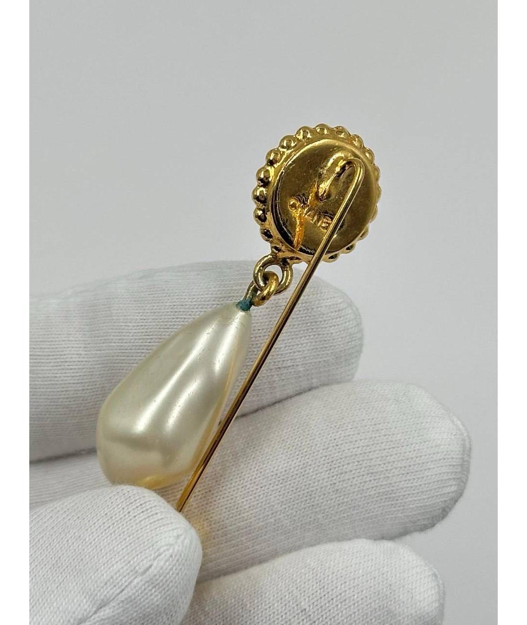 CHANEL Мульти позолоченная булавка / брошь, фото 5