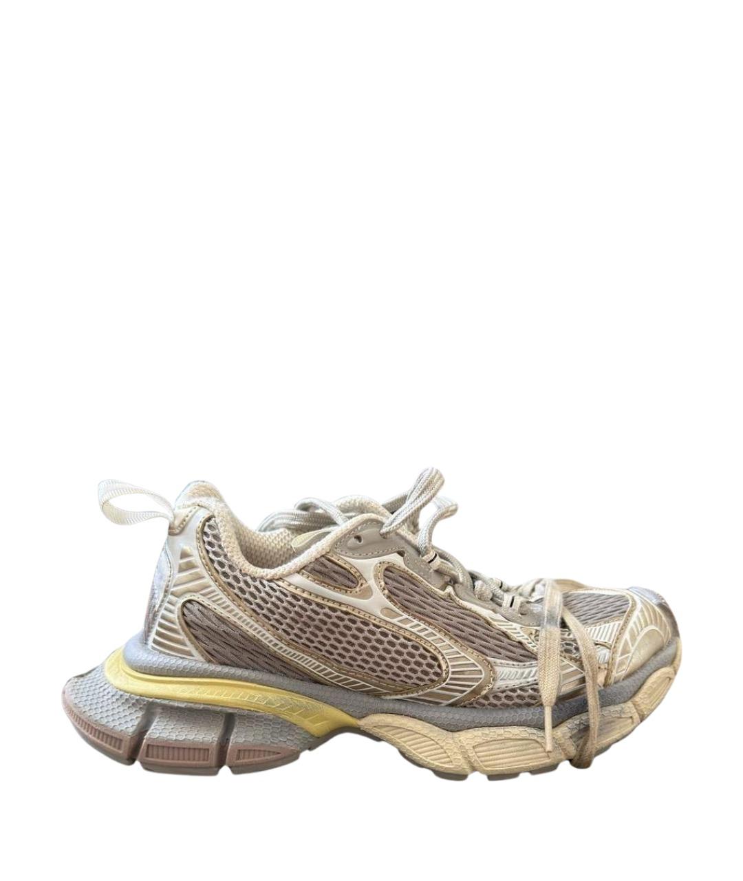 BALENCIAGA Серые синтетические кроссовки, фото 1