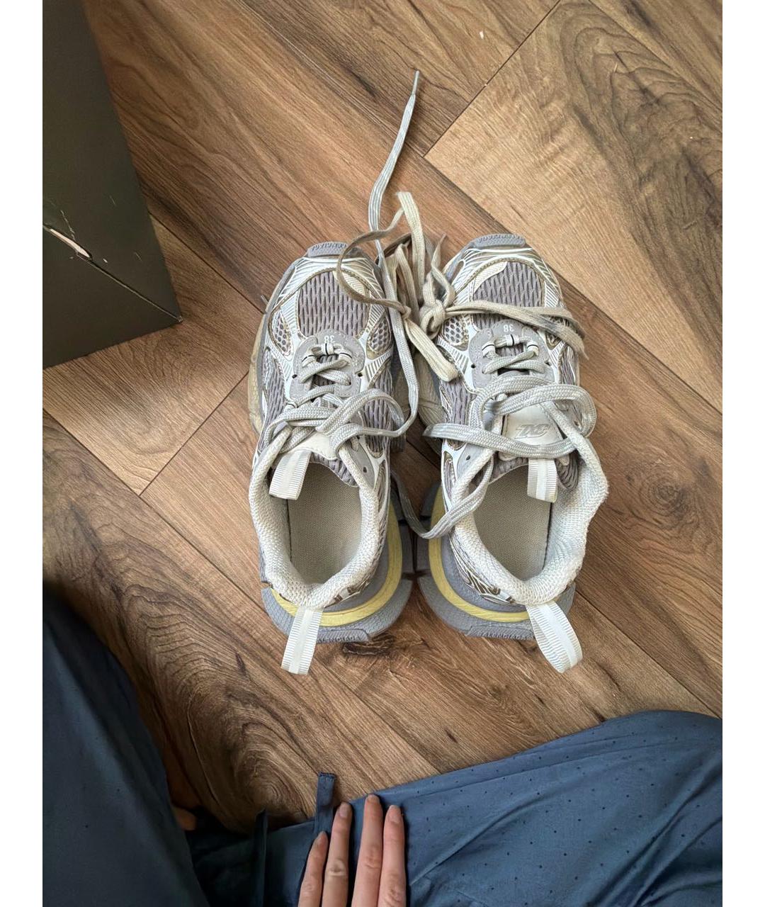 BALENCIAGA Серые синтетические кроссовки, фото 3