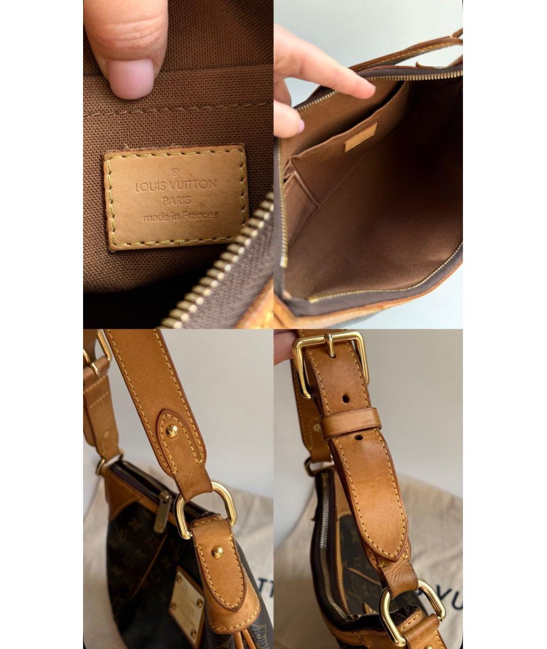 LOUIS VUITTON Коричневая сумка через плечо, фото 5