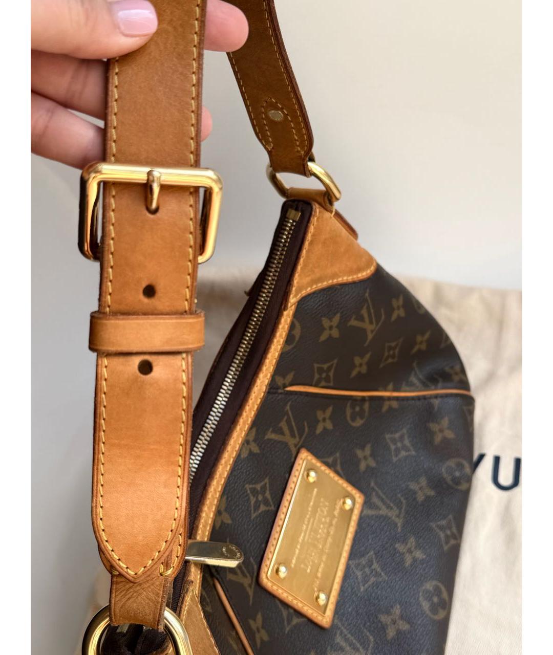 LOUIS VUITTON Коричневая сумка через плечо, фото 6