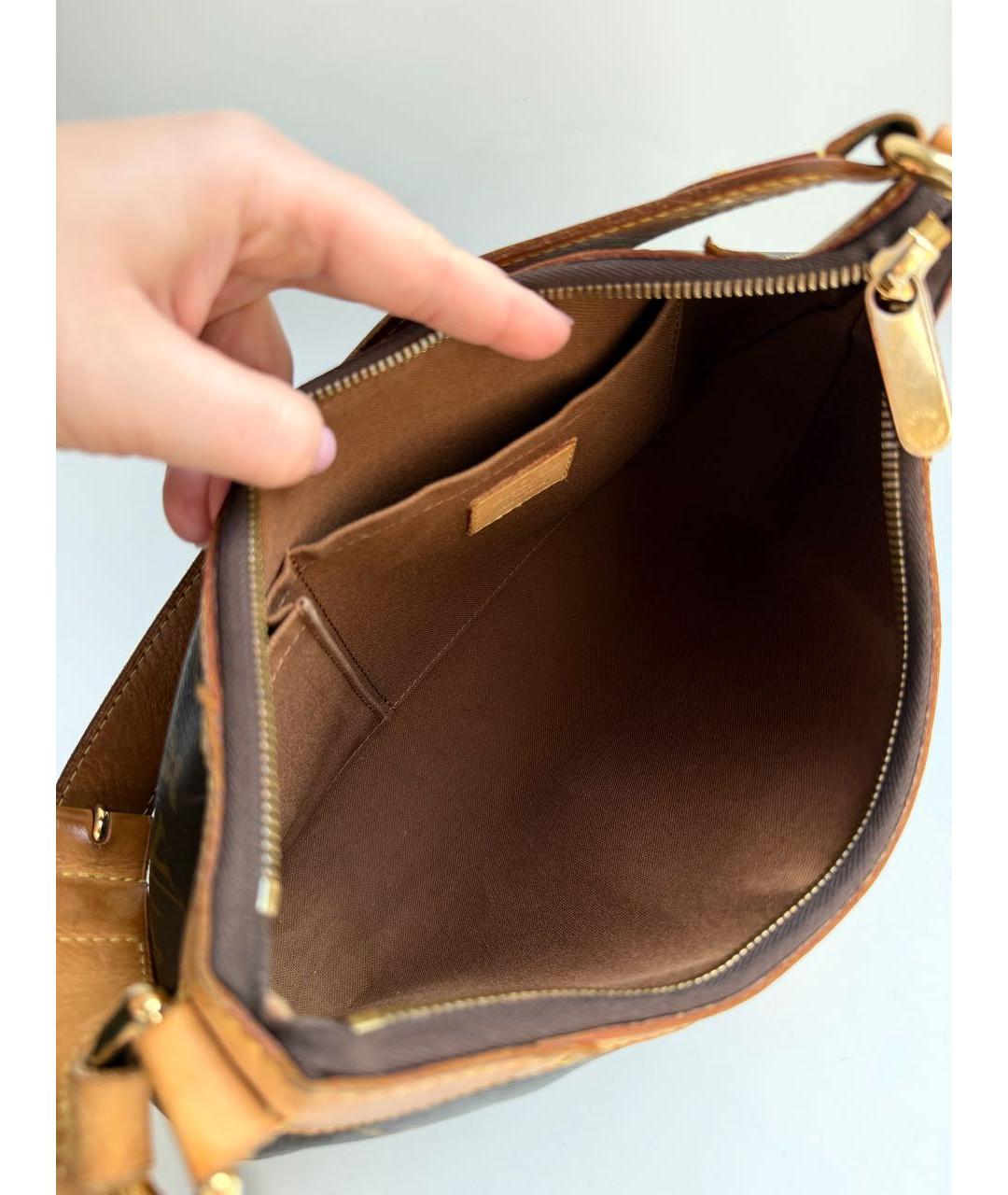 LOUIS VUITTON Коричневая сумка через плечо, фото 4