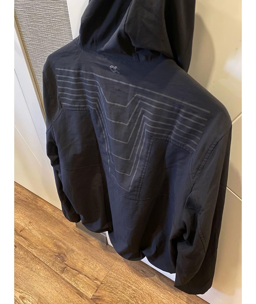 CALVIN KLEIN Черная полиэстеровая куртка, фото 2