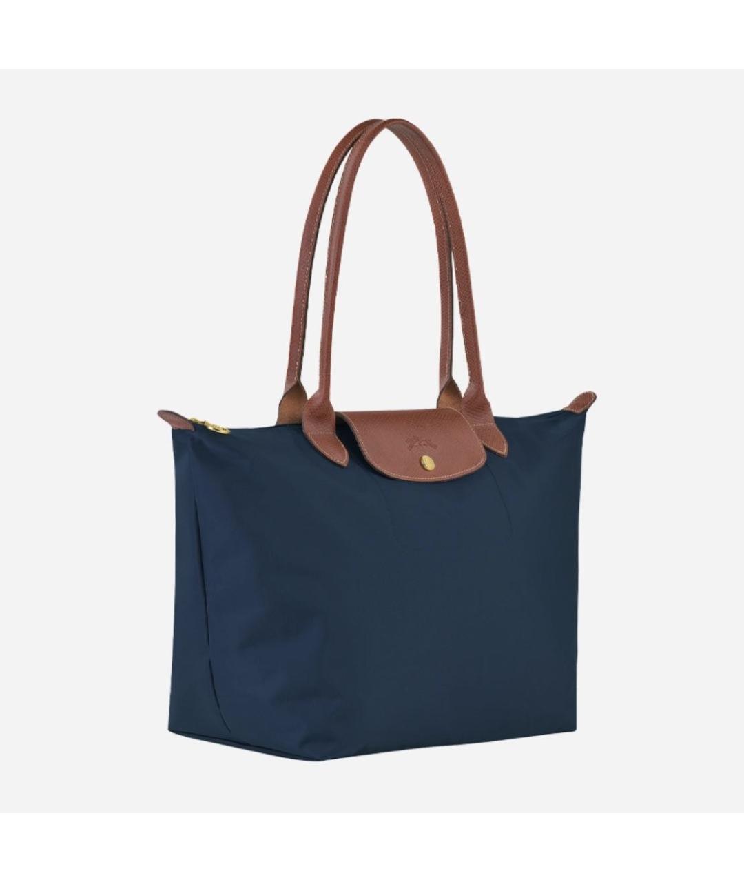 LONGCHAMP Темно-синяя сумка тоут, фото 8