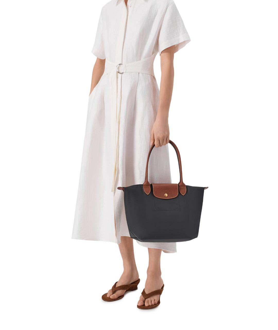 LONGCHAMP Черная сумка тоут, фото 7