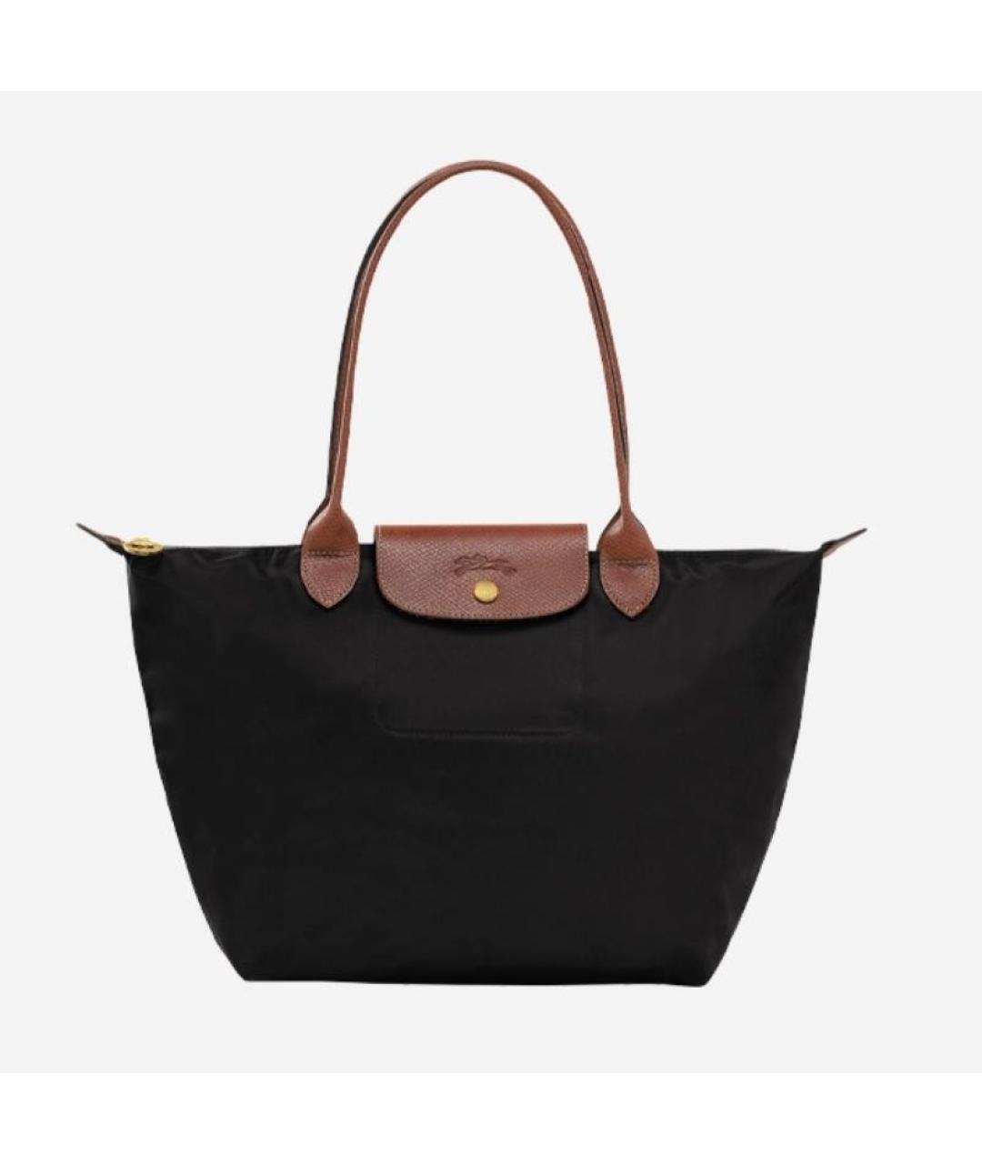 LONGCHAMP Черная сумка тоут, фото 9