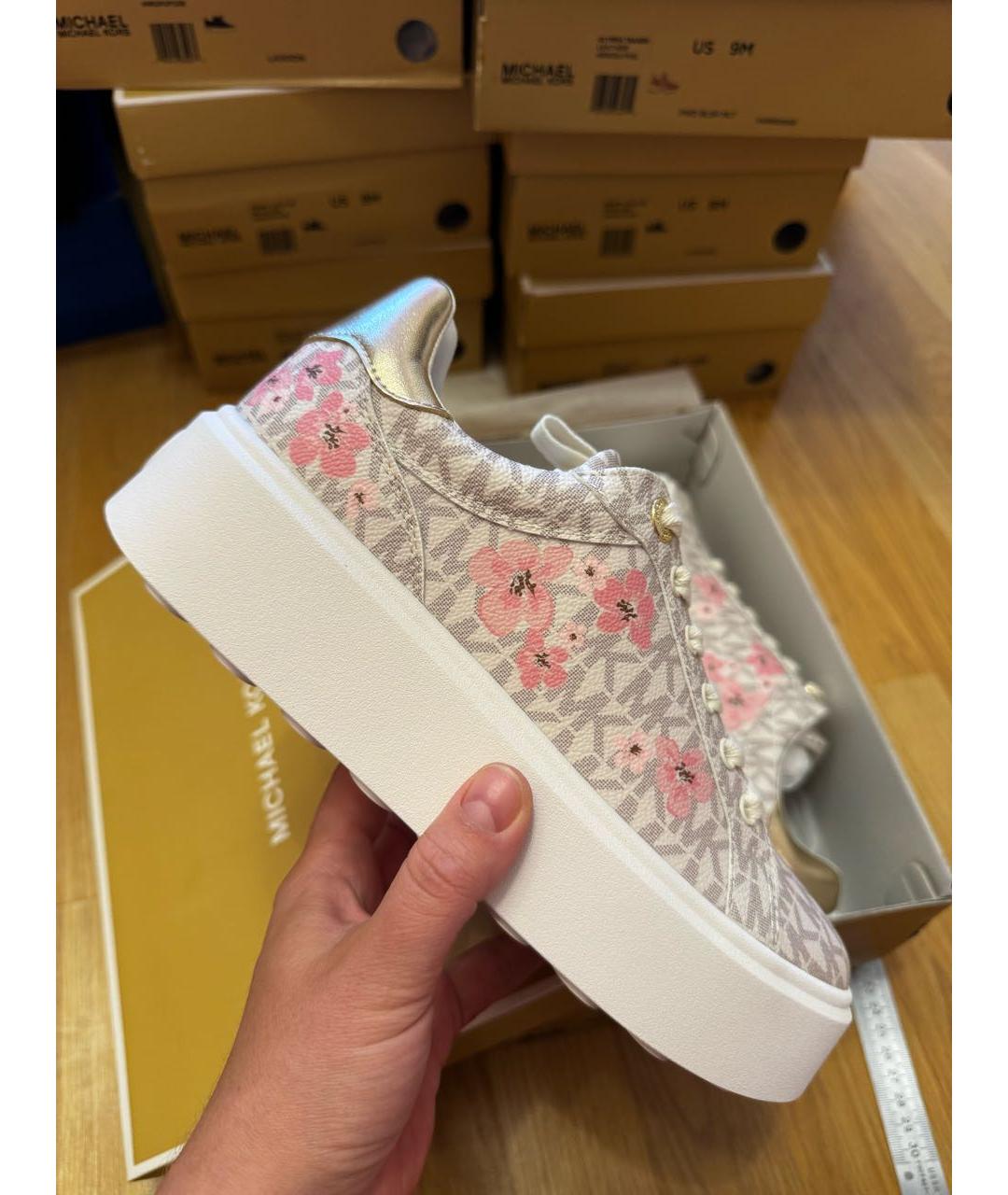 MICHAEL KORS Бежевые кеды, фото 2