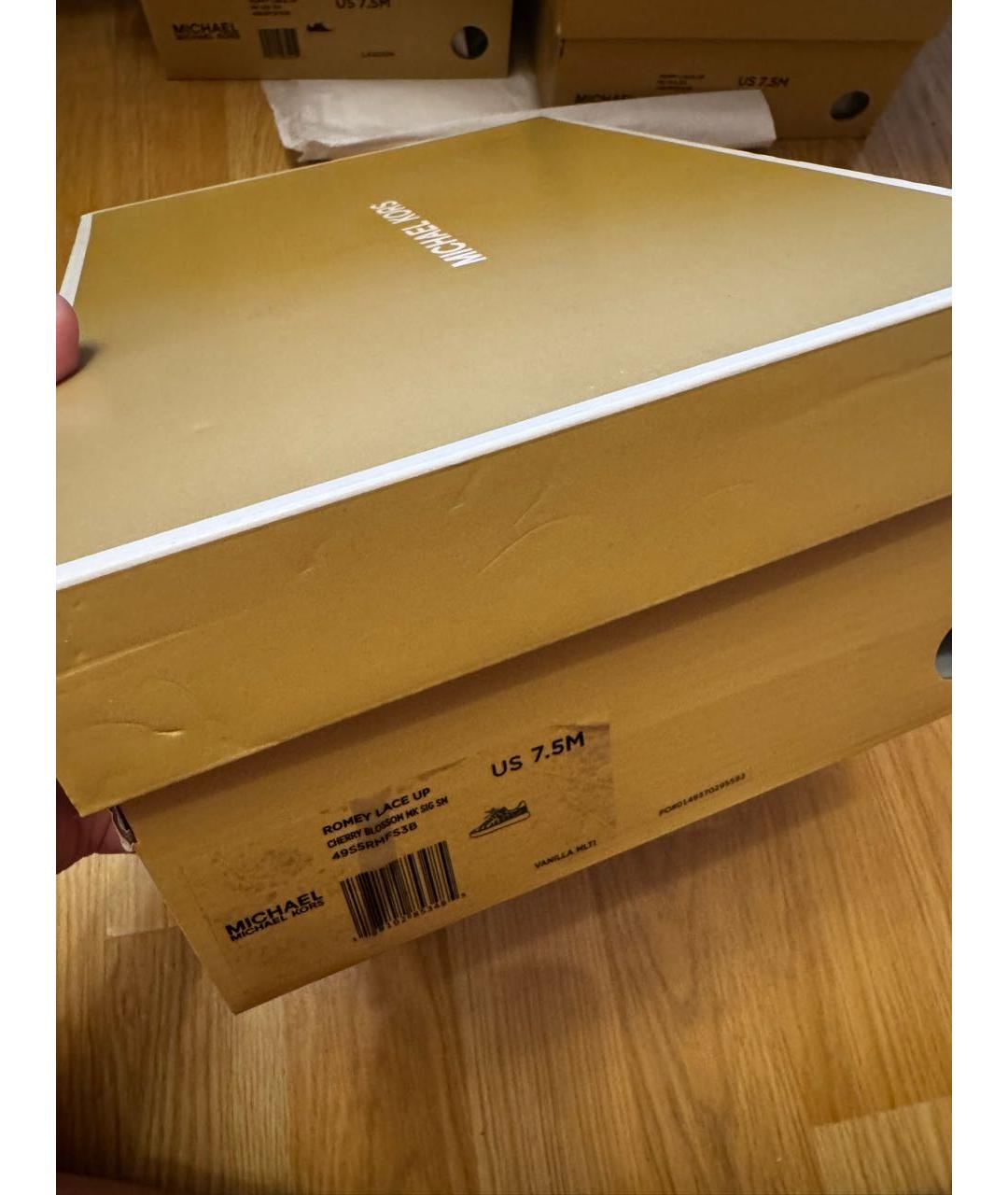 MICHAEL KORS Бежевые кеды, фото 7