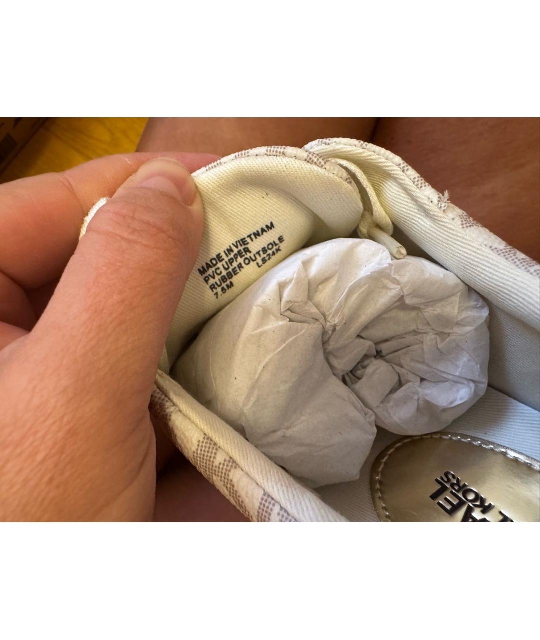 MICHAEL KORS Бежевые кеды, фото 5