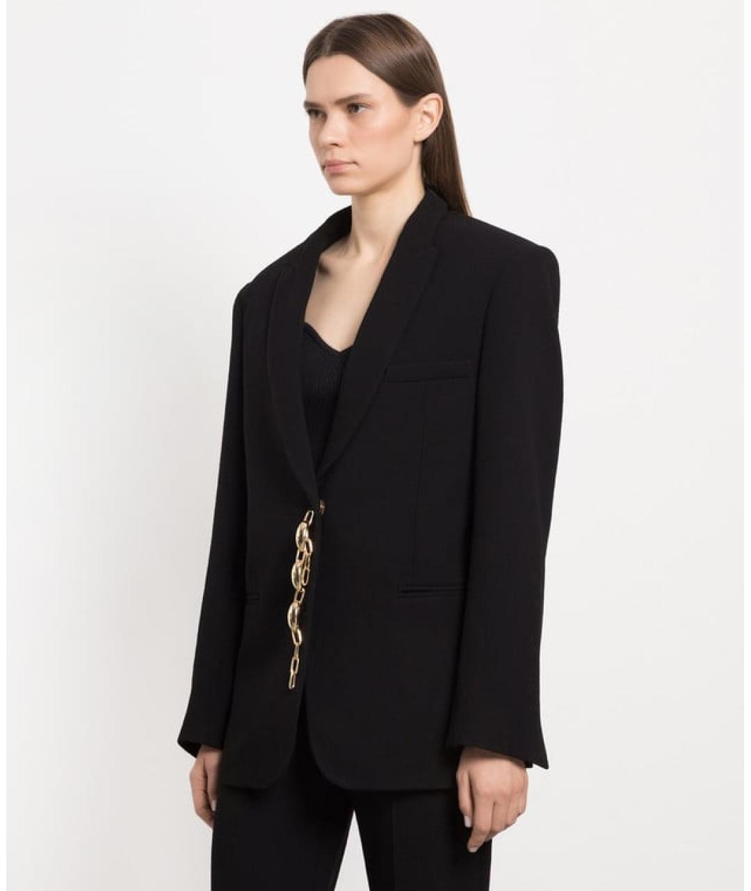 DAVID KOMA Черный шерстяной жакет/пиджак, фото 3