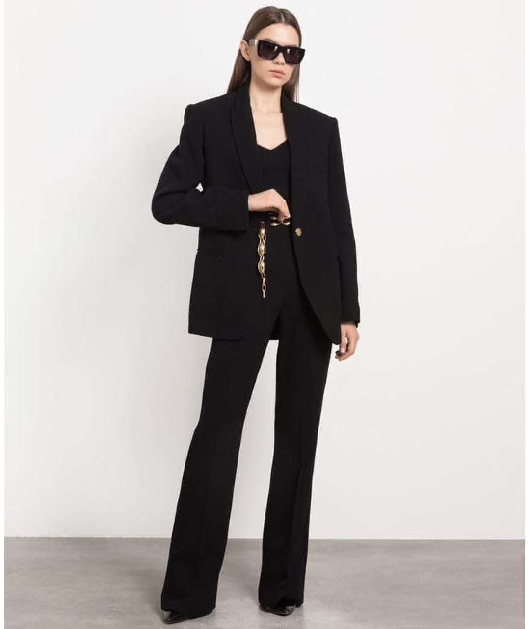 DAVID KOMA Черный шерстяной жакет/пиджак, фото 2