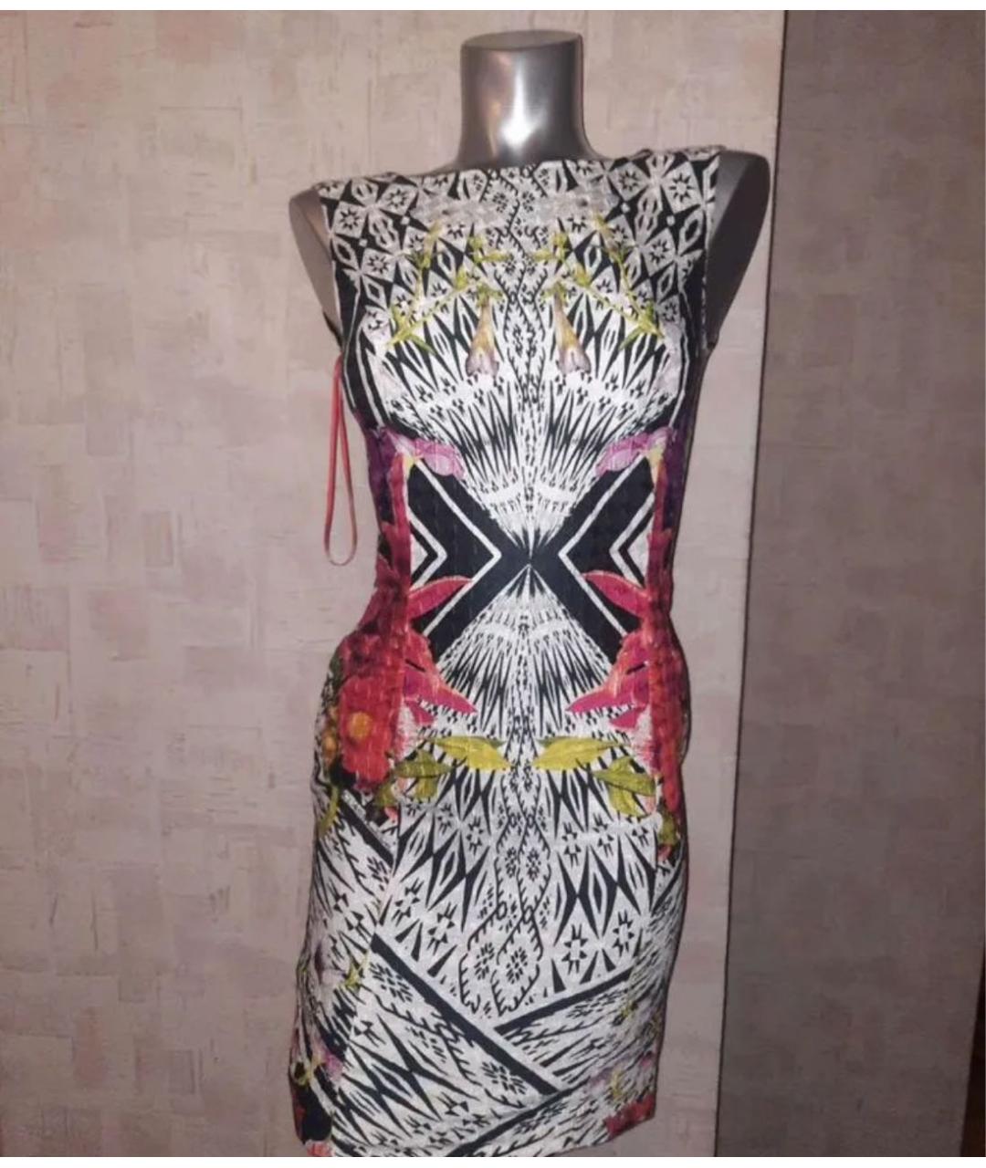 CAVALLI CLASS Мульти вискозное повседневное платье, фото 2