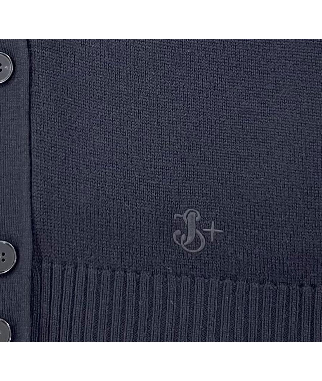 JIL SANDER Черный шерстяной кардиган, фото 4