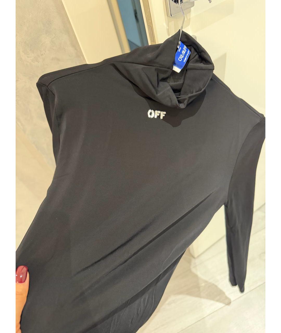 OFF-WHITE Черная водолазка, фото 3