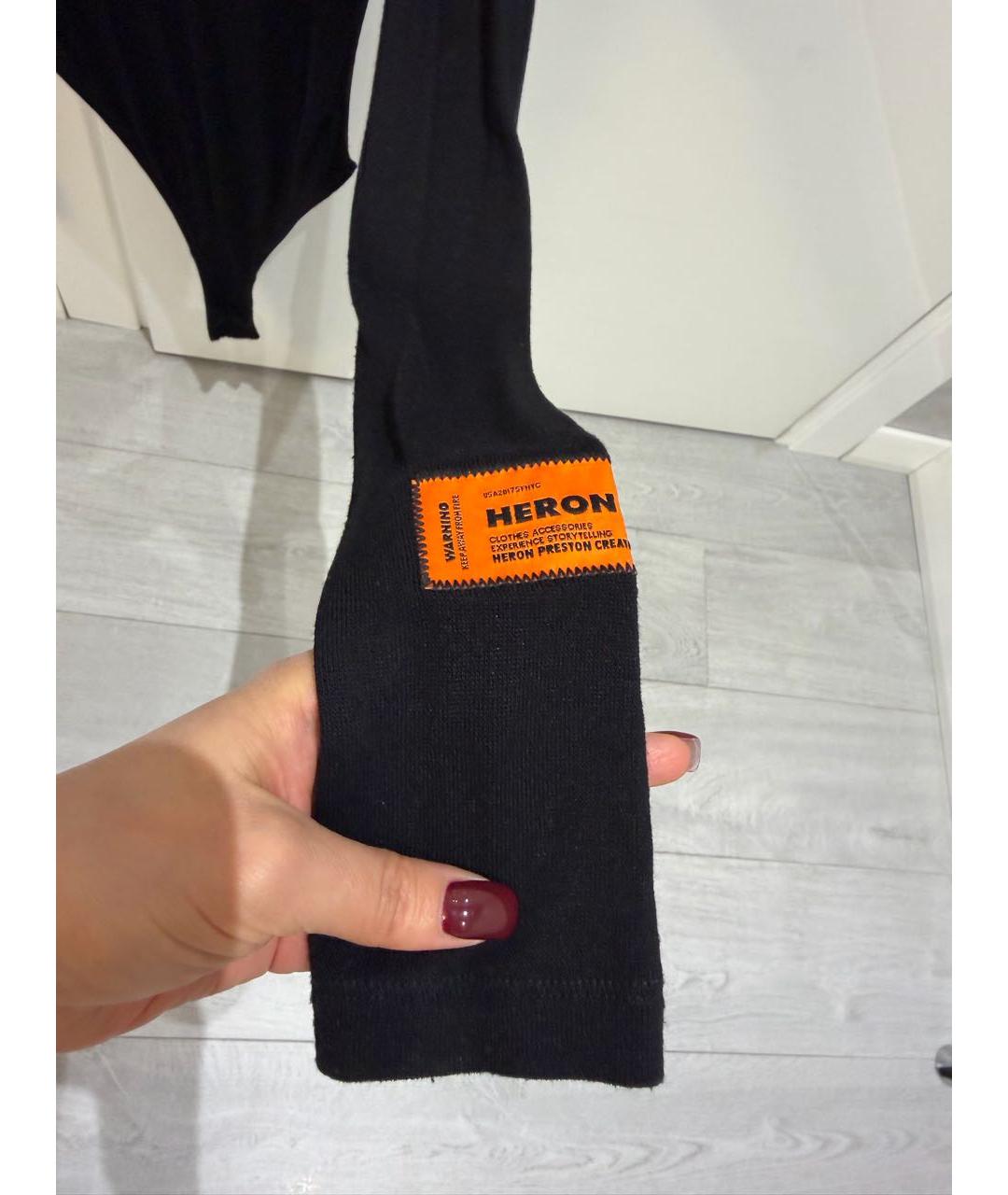 HERON PRESTON Черная водолазка, фото 3