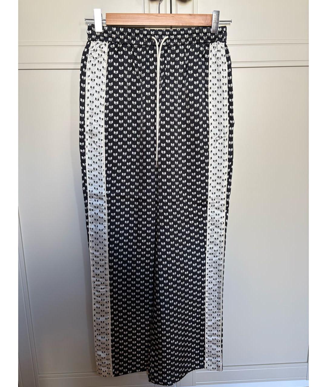 MAJE Черный вискозный костюм с брюками, фото 2