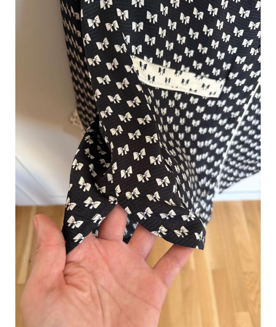 MAJE Черный вискозный костюм с брюками, фото 4