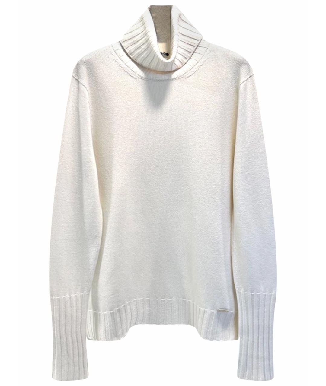 KITON Белая кашемировая водолазка, фото 1