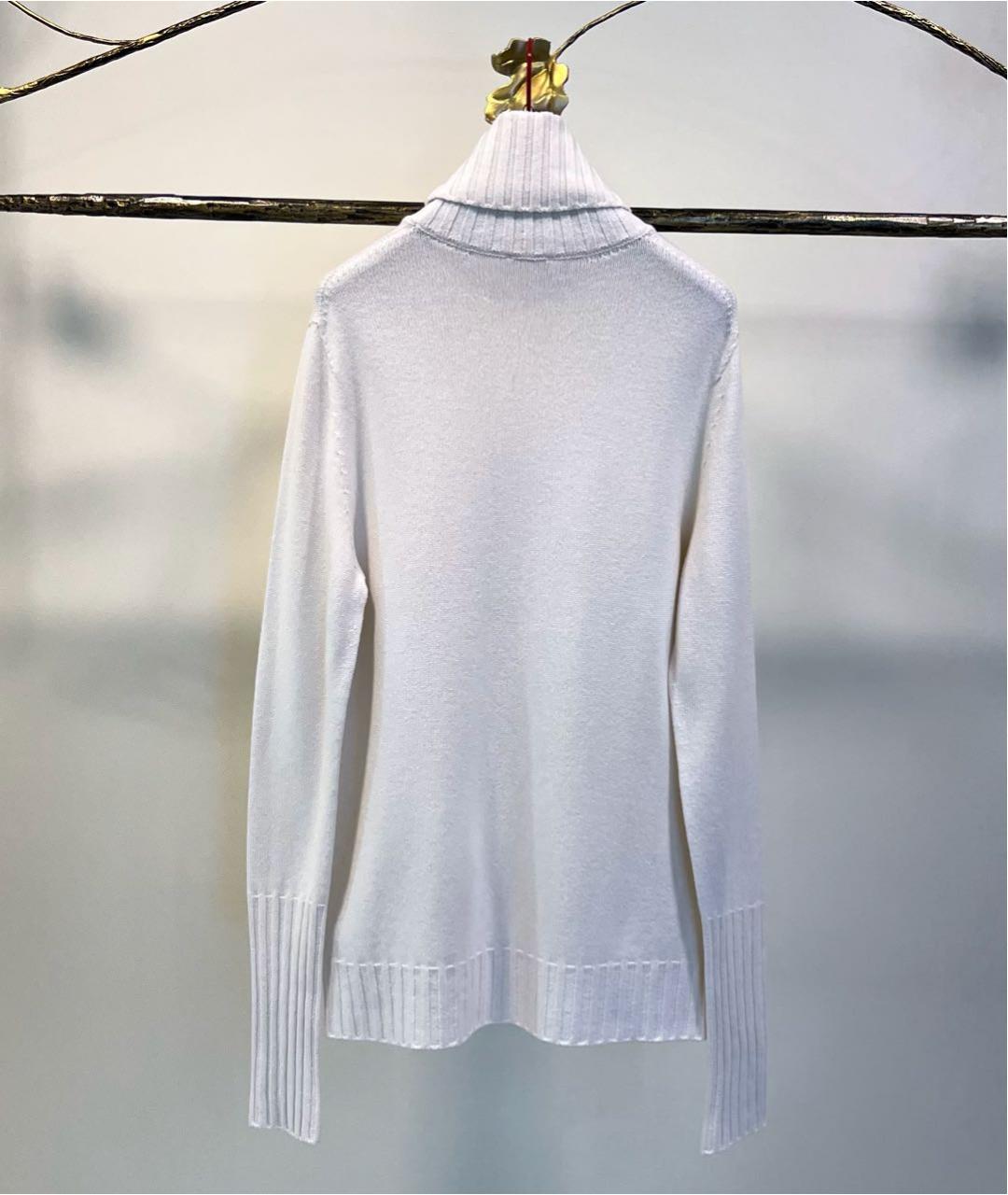 KITON Белая кашемировая водолазка, фото 2