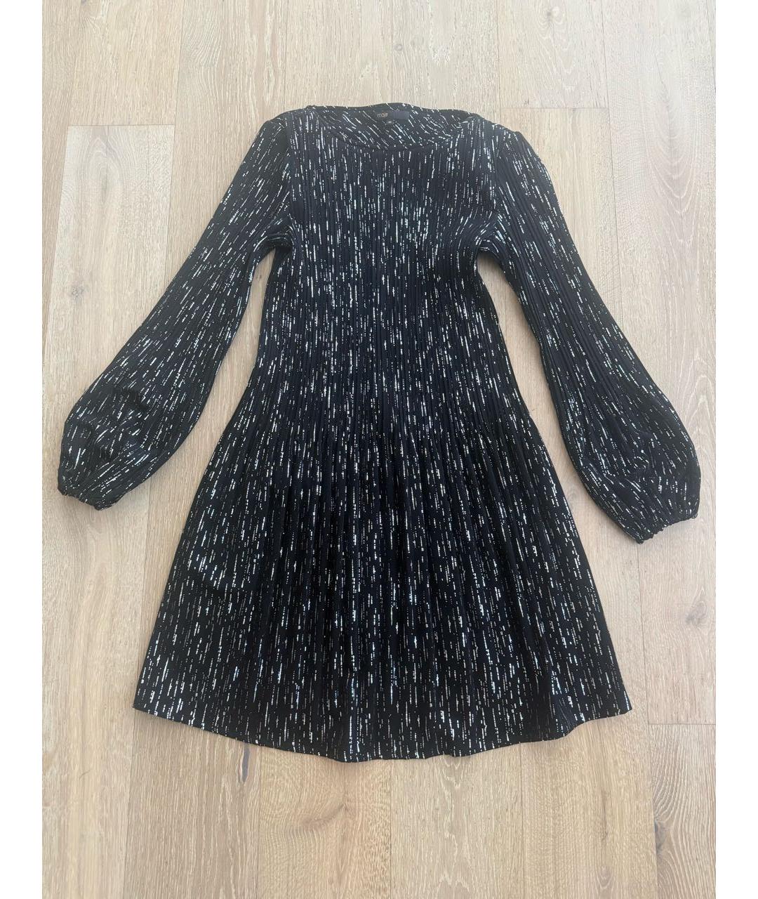 MAJE Черное коктейльное платье, фото 2