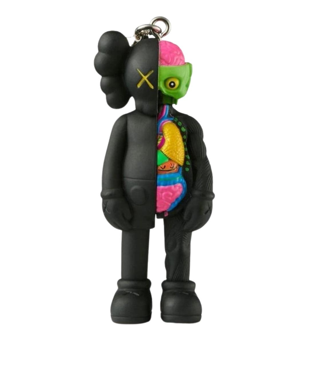 KAWS Черный брелок, фото 1