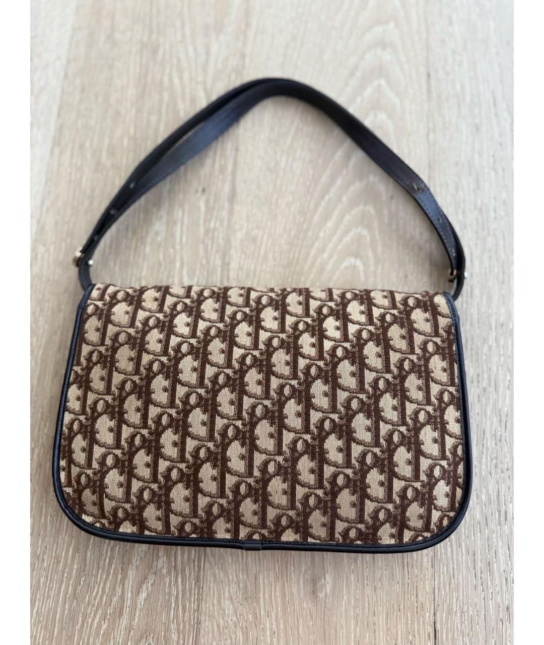CHRISTIAN DIOR Коричневая сумка через плечо, фото 2