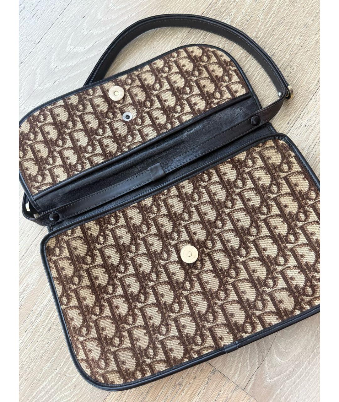 CHRISTIAN DIOR Коричневая сумка через плечо, фото 3