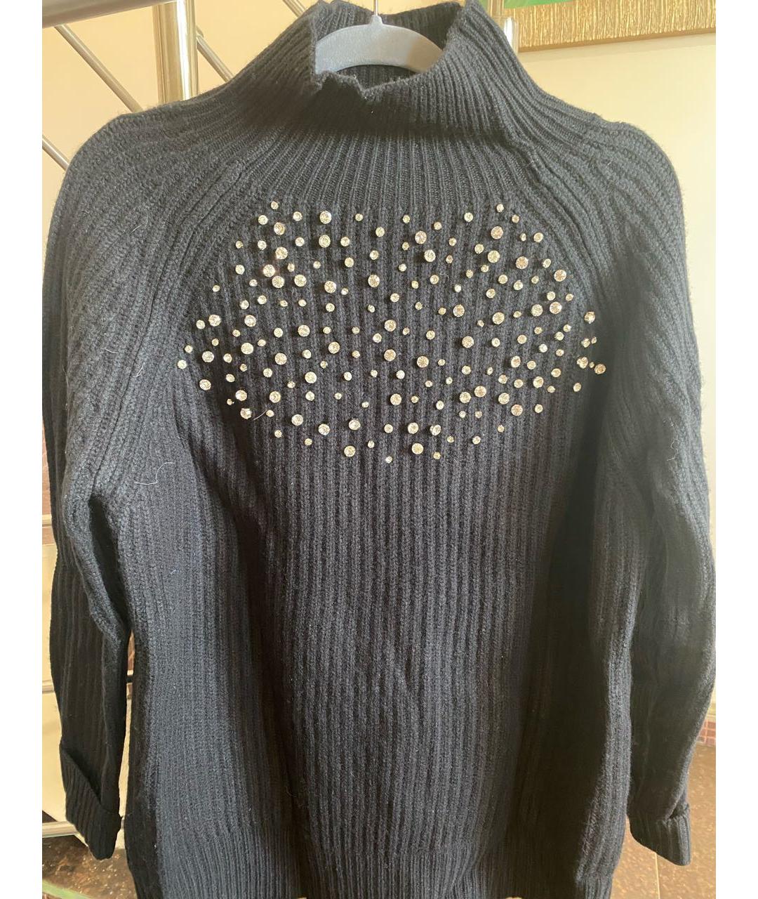 BLUMARINE Черный шерстяной джемпер / свитер, фото 5