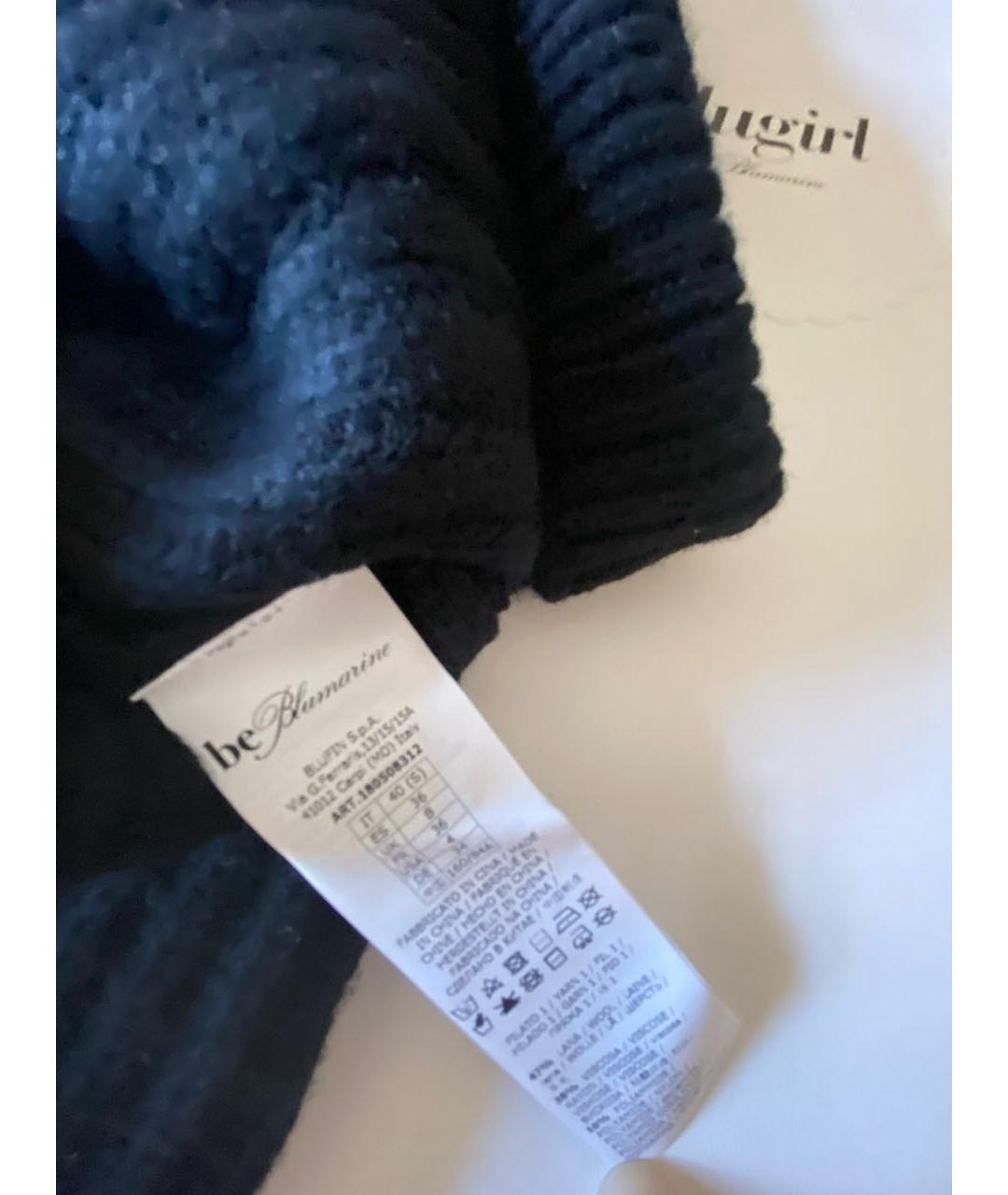 BLUMARINE Черный шерстяной джемпер / свитер, фото 4