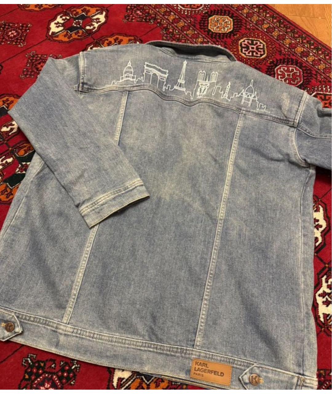 KARL LAGERFELD Синяя деним куртка, фото 3