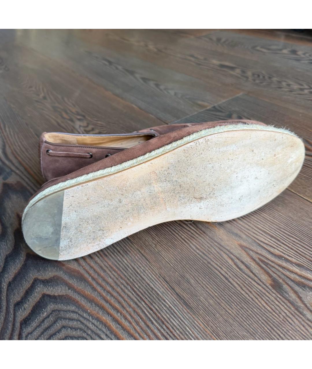 RALPH LAUREN Коричневые замшевые лоферы, фото 5