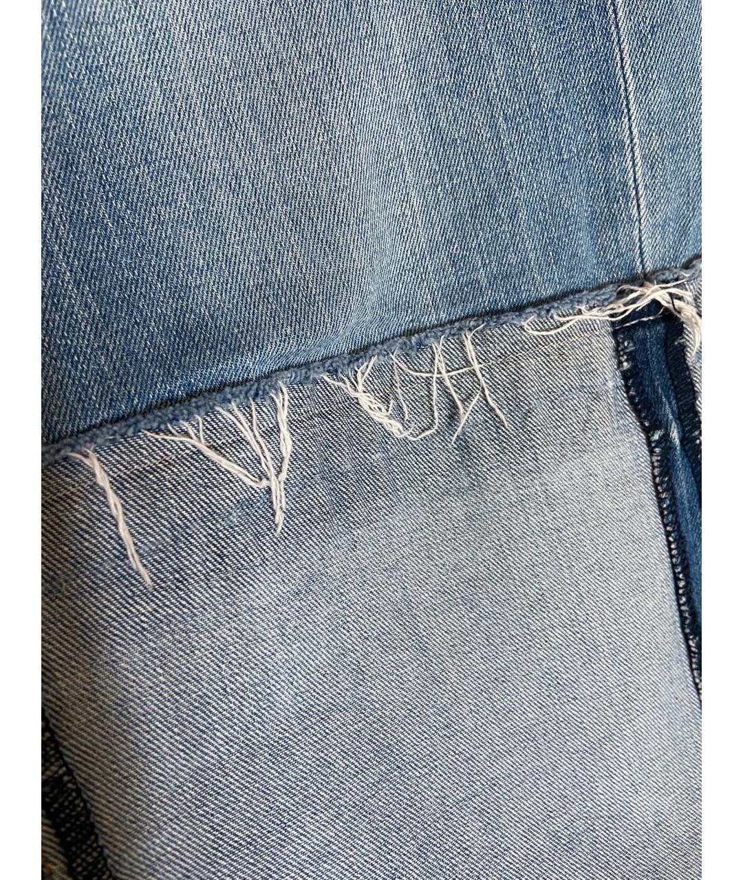 OSCAR DE LA RENTA Синие прямые джинсы, фото 5