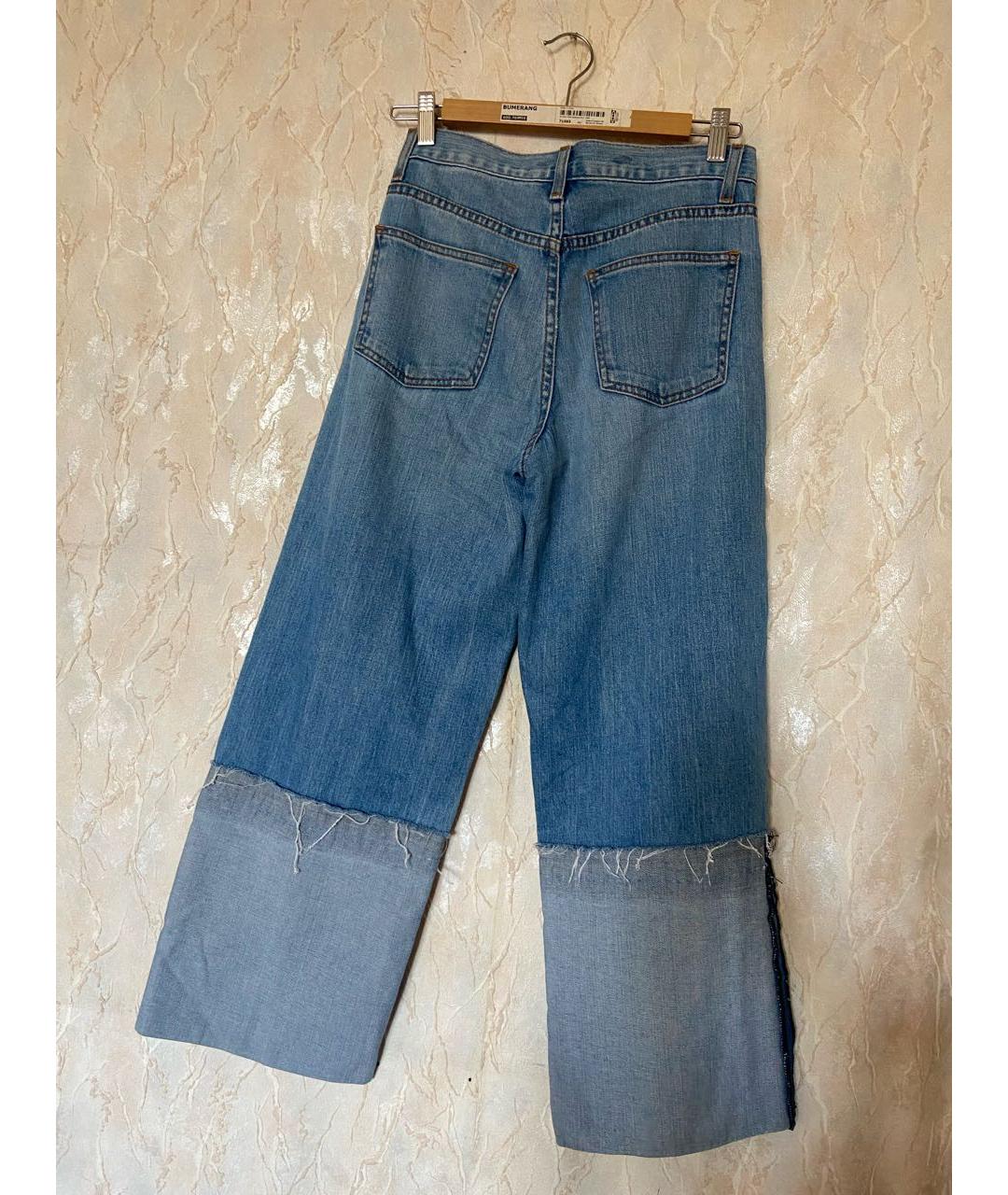 OSCAR DE LA RENTA Синие прямые джинсы, фото 2