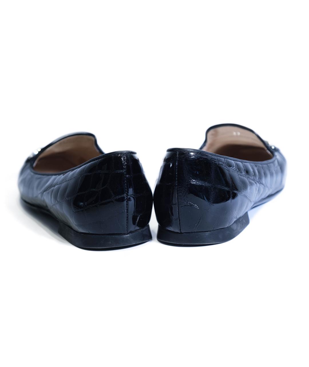 TOD'S Черные кожаные лоферы, фото 5