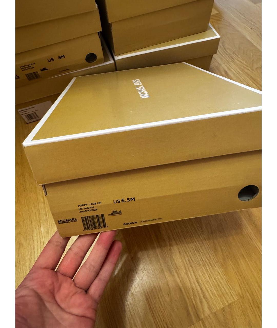 MICHAEL KORS Коричневые кеды, фото 6