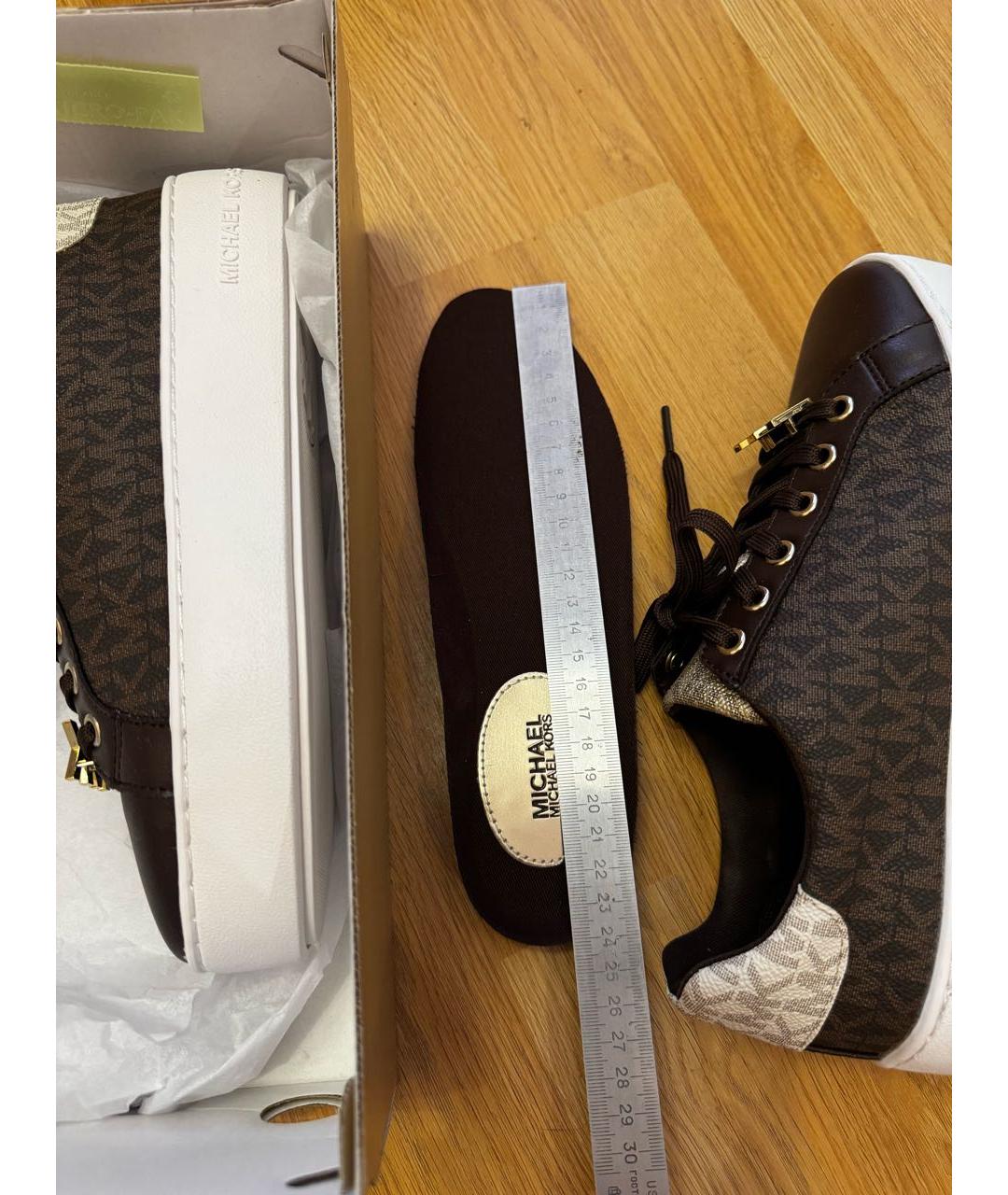 MICHAEL KORS Коричневые кеды, фото 7