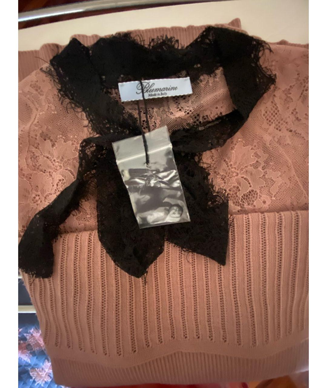 BLUMARINE Розовый шерстяной джемпер / свитер, фото 3