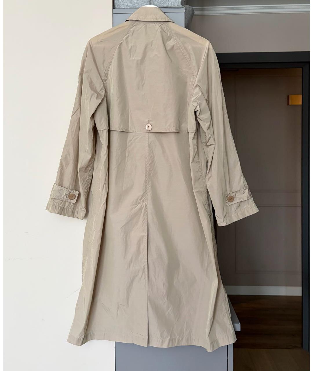 THEORY Бежевый полиамидовый тренч/плащ, фото 3