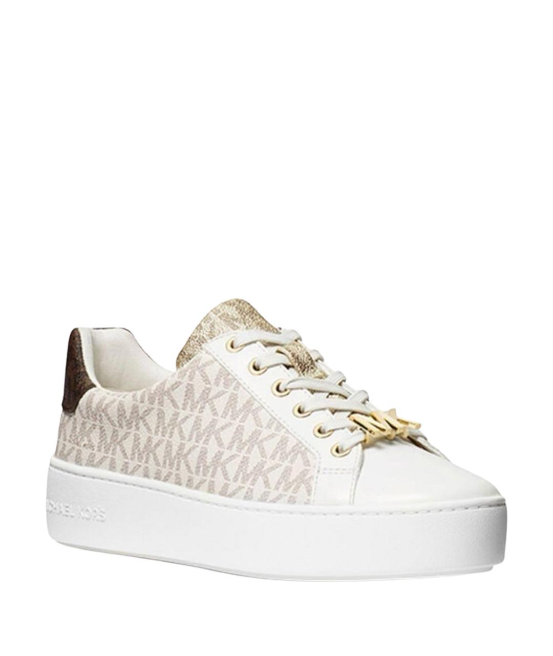 MICHAEL KORS Бежевые кеды, фото 1