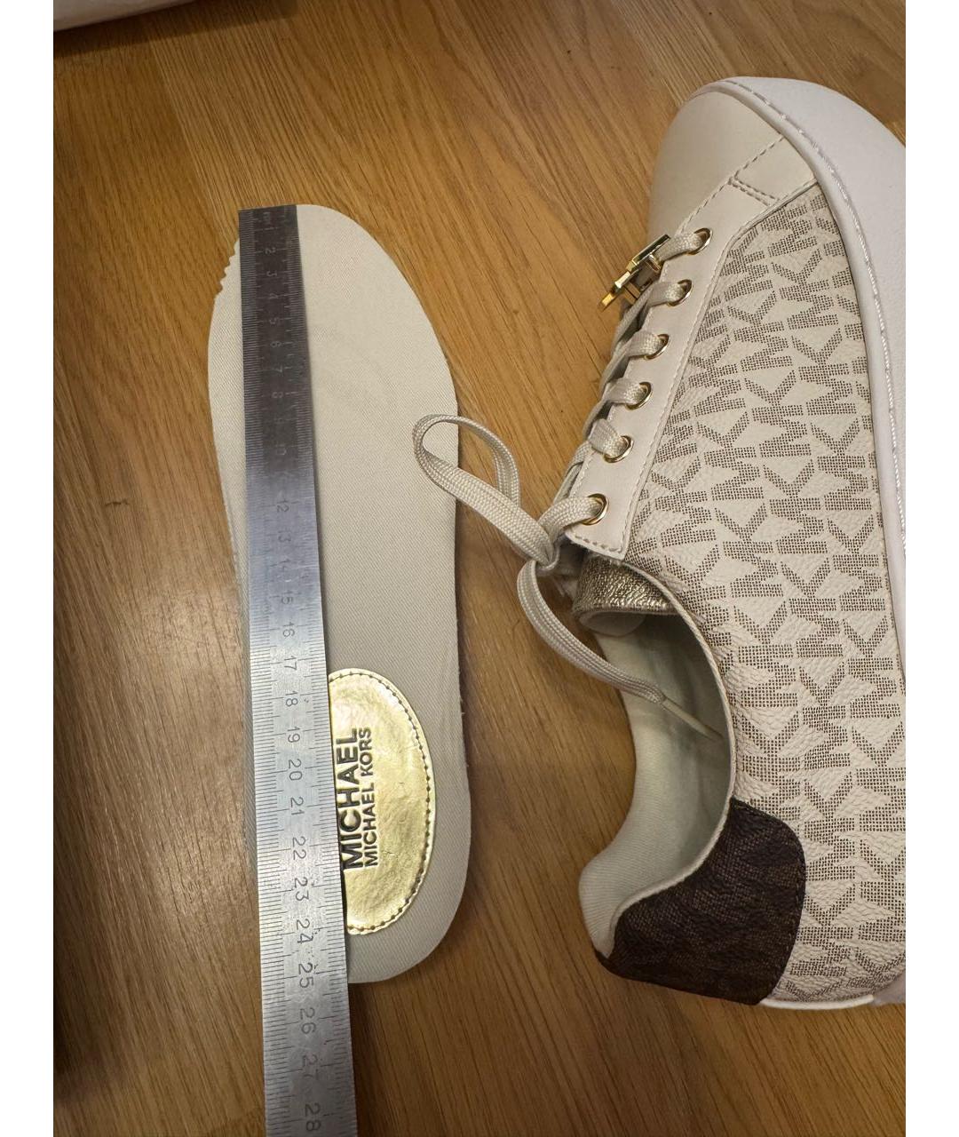 MICHAEL KORS Бежевые кеды, фото 6