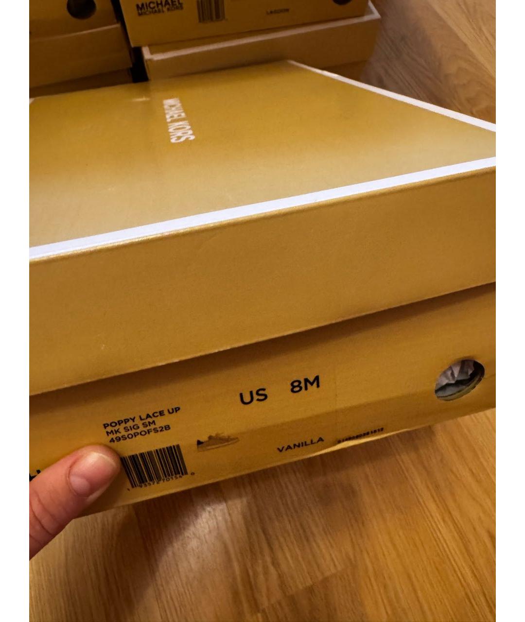 MICHAEL KORS Бежевые кеды, фото 7