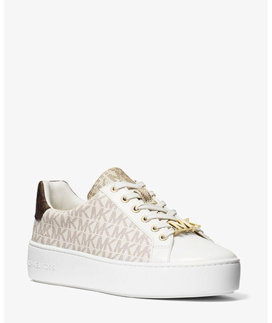 MICHAEL KORS Бежевые кеды, фото 8