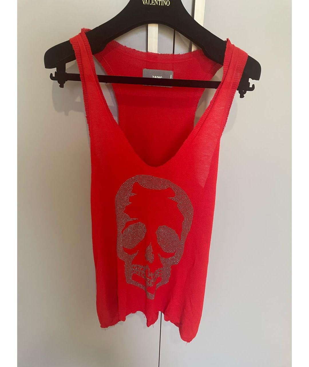 ZADIG & VOLTAIRE Красная майка, фото 7